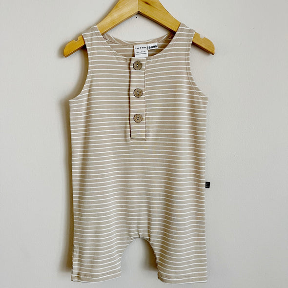 Biscotti Stripe Tank Romper - Lou & Bear